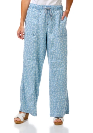Thumbnail 1: FLAG & ANTHEM Women's Floral Wide Leg Pants 