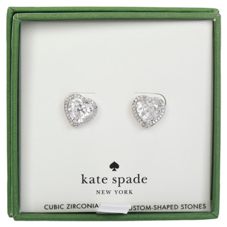 Thumbnail 1: KATE SPADE Crystal Heart Stud Earrings 