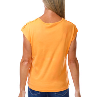 Thumbnail 2: Coral Bay Petite Short Sleeve Shoulder Button Top 