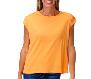 Thumbnail 1: Coral Bay Petite Short Sleeve Shoulder Button Top 