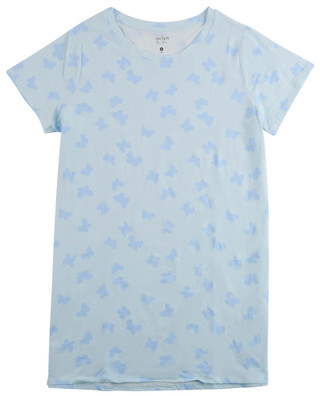 Thumbnail 1: JACLYN Plus Butterfly Print Pajama Dress 