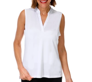 Thumbnail 1: REEL LEGENDS Petite Outdoor Sleeveless Freeline Solid Top 