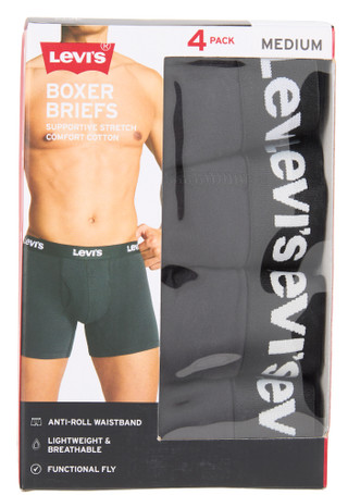 Thumbnail 1: Levi's Men's 4 Pk Boxer Briefs  