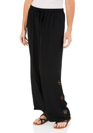 Thumbnail 1: Hope & Harlow Women's Solid Pull On Pants  