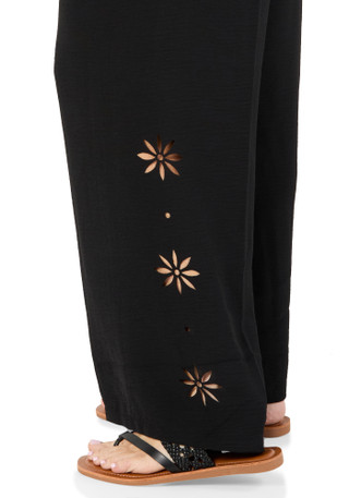 Thumbnail 3: Hope & Harlow Women's Solid Pull On Pants  