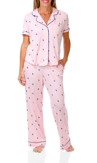 Thumbnail 8: U.S. Polo Assn. Women's 3 Pc Pajama Set  
