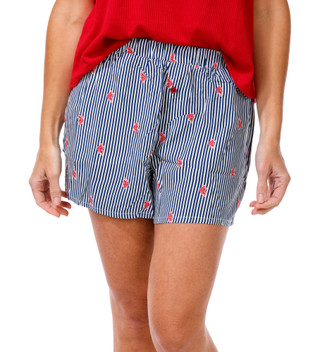 Thumbnail 2: U.S. Polo Assn. Women's  2 Pc Pajama Shorts Set  
