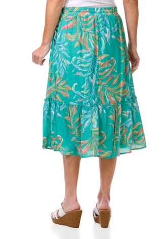 Thumbnail 2: Hope & Harlow Women's Floral Print Skirt  