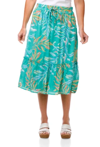 Thumbnail 1: Hope & Harlow Women's Floral Print Skirt  