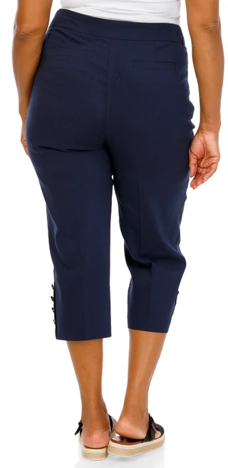 Thumbnail 3: Zac & Rachel Women's Plus Capris  