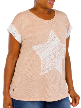 Thumbnail 4: Anneliese Women's Plus Star Top  