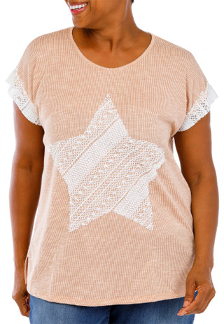 Thumbnail 1: Anneliese Women's Plus Star Top  