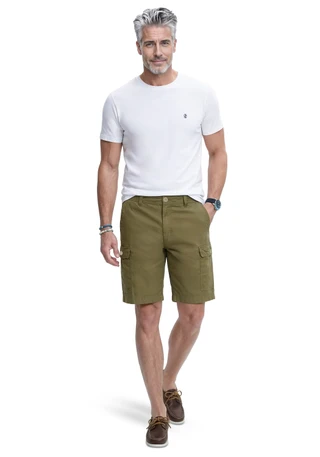 Thumbnail 4: Izod Golf Men's Pigment Dyed Golf Cargo Shorts 