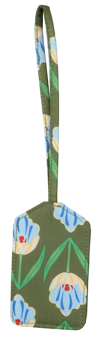 Thumbnail 2: Vera Bradley Essential Luggage Tag - Tulip Rows 