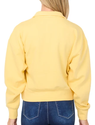 Thumbnail 2: Express Womens Long Sleeve Ribbed Half Zip Pullover Sweater 