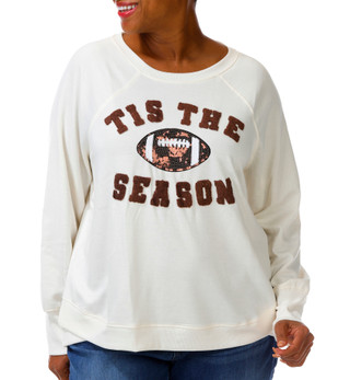 Thumbnail 1: Philosophy Plus Long Sleeve Football Season Sweater 