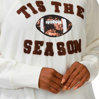 Thumbnail 3: Philosophy Plus Long Sleeve Football Season Sweater 