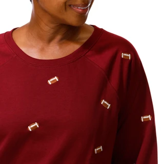Thumbnail 5: Philosophy Plus Long Sleeve Football Season Sweater 