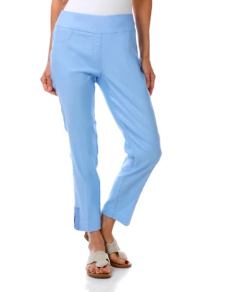 Thumbnail 1: Ruby Road Women's Solid Lace Hem Pants 