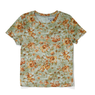 Thumbnail 1: BUNULU Women's Short Sleeve Floral Print Top 