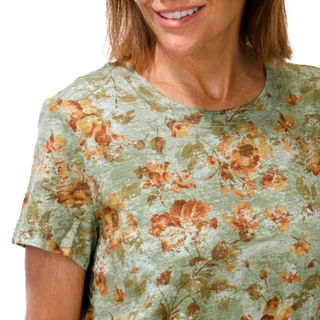 Thumbnail 2: BUNULU Women's Short Sleeve Printed Tee 