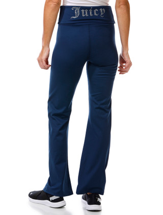 Thumbnail 2: Juicy Couture Women's Solid Fold Over Waistband Pants 