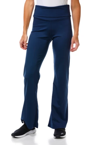 Thumbnail 1: Juicy Couture Women's Solid Fold Over Waistband Pants 