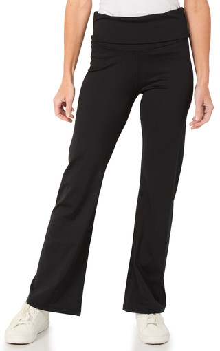 Thumbnail 1: Juicy Couture Women's Solid Fold Over Waistband Pants 