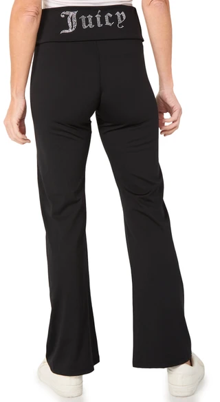 Thumbnail 3: Juicy Couture Women's Solid Fold Over Waistband Pants 