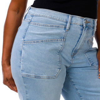 Thumbnail 3: Nanette Lepore Plus Belle High Rise Wide Leg Jeans 