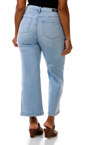 Thumbnail 4: Nanette Lepore Plus Belle High Rise Wide Leg Jeans 