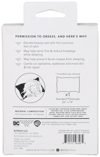 Thumbnail 2: Kitsch The Standard Satin Pillowcase 