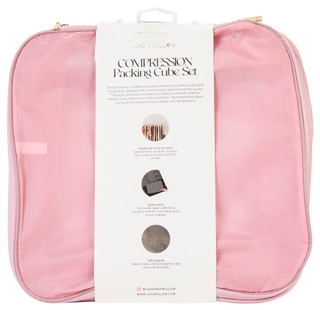 Thumbnail 2: LUXE + WILLOW Quiet Luxe 2-Piece Frosted Compression Packing Cube Set 