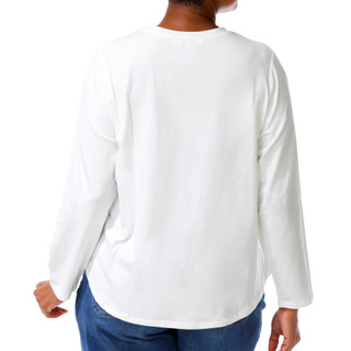 Thumbnail 5: Magical Season Plus Long Sleeve Harvest Pumpkin Top 