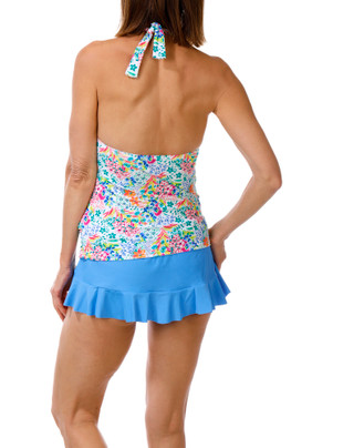 Thumbnail 2: Into The Bleu Women's Print Tankini 
