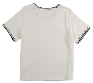 Thumbnail 2: TRUTH Plus Rib Contour Stitch Short Sleeve Top 