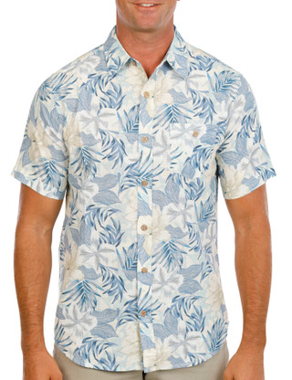 Thumbnail 1: Weatherproof Vintage Men's Short Sleeve Faux Linen Shirt 