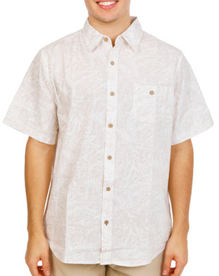 Thumbnail 1: Weatherproof Vintage Men's Short Sleeve Printed Button Down Shirt 