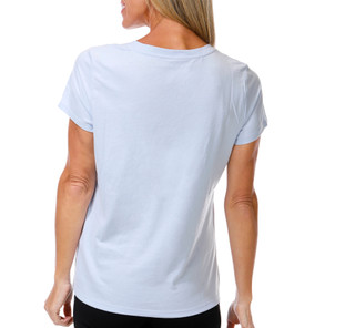 Thumbnail 2: DKNY Women's Short Sleeve V-Neck Top 