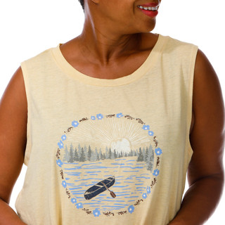 Thumbnail 2: C&C California Plus Sleeveless Screen Print Tank 