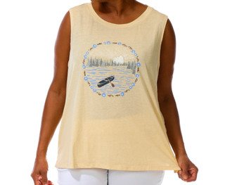 Thumbnail 3: C&C California Plus Sleeveless Screen Print Tank 