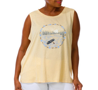 Thumbnail 1: C&C California Plus Sleeveless Screen Print Tank 