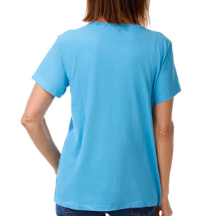 Thumbnail 3: Life is Good Womens Short Sleeve Graphic Crew Neck Top 