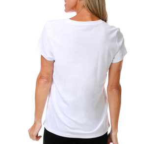 Thumbnail 2: DKNY Women's Short Sleeve V-Neck Top 
