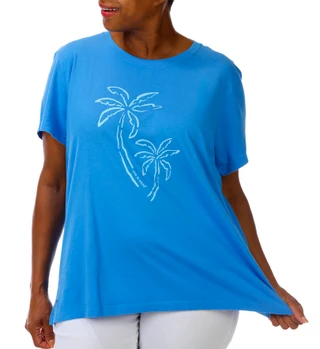 Thumbnail 3: Life is Good Womens Short Sleeve Graphic Crew Neck Tee 