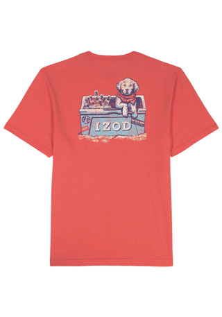 Thumbnail 2: IZOD Men's Saltwater Short Sleeve Graphic Tee 