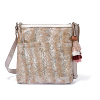 Thumbnail 5: Sakroots Banyan Pyrite Straw Crossbody 