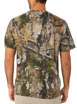 Thumbnail 4: TRUE TIMBER Men's Short Sleeve Camo Crew Neck Shirt 