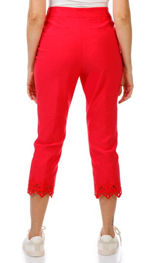 Thumbnail 3: Tahari Women's Eyelet Hem Capris 