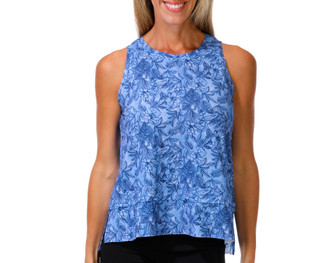 Thumbnail 1: Brisas Women's Sleeveless Floral Print Tank Top 